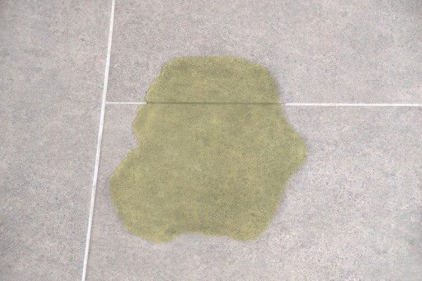 urine soak into tile grout