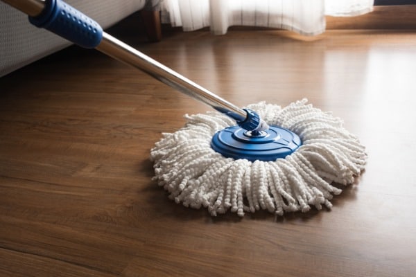 Mop hardwood floor