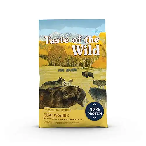 Taste of the wild roasted bison and venison high protein real meat recipes premium dry dog food