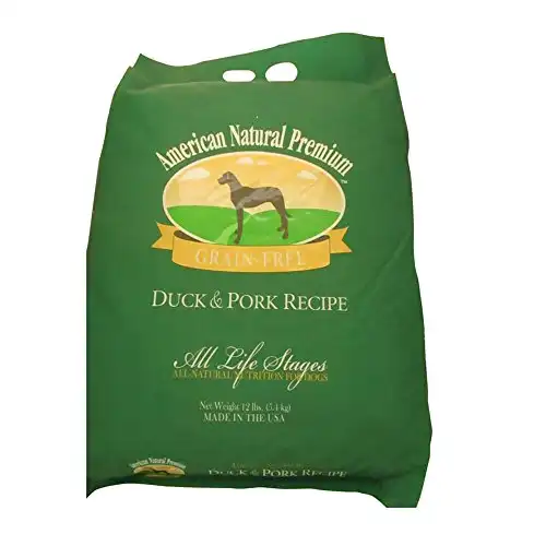 American natural premium grain-free duck meal & pork meal recipe dry dog food