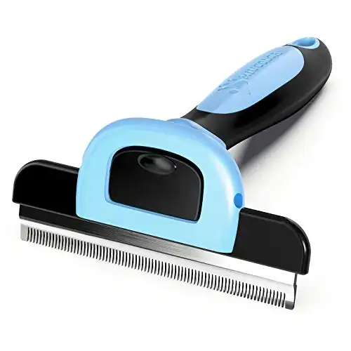 Miu color pet grooming brush, deshedding tool for dogs & cats