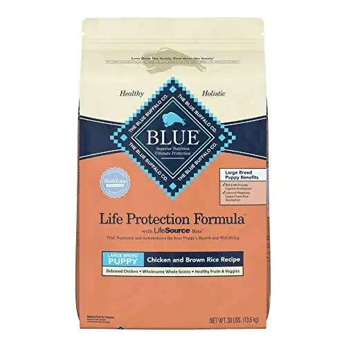 Blue buffalo life protection formula natural puppy large breed dry dog food