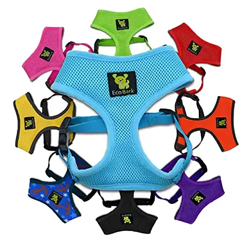 Classic dog harness innovative mesh no pull no choke design soft double padded breathable vest