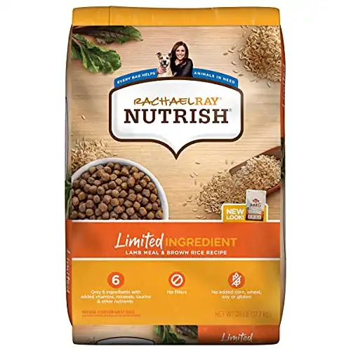 Rachael ray nutrish limited ingredient diet lamb meal & brown rice recipe