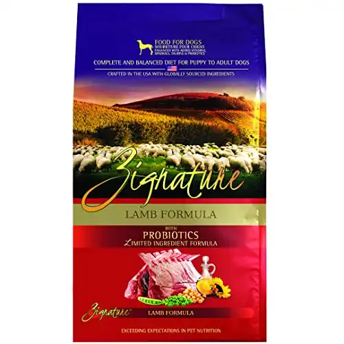 Zignature, lamb limited ingredient formula grain-free dry dog food