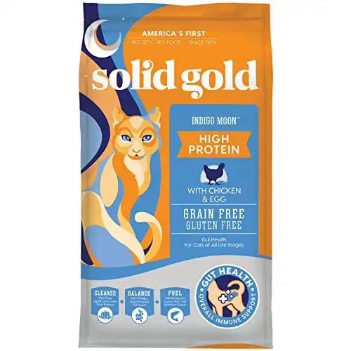 Solid gold indigo moon - dry cat food with digestive probiotics for cats
