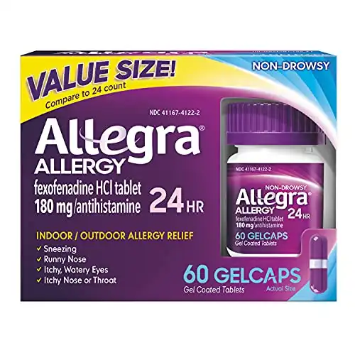 Allegra Adult 24 Hour Non-Sleeping Antihistamine