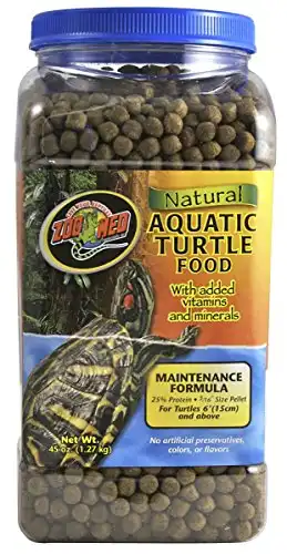 How Often You Should Feed A Red-Eared Slider: Important Information 2 Zoo med zm113 natural aquatic turtle food maintenance formula 45 oz (1 pack), one size