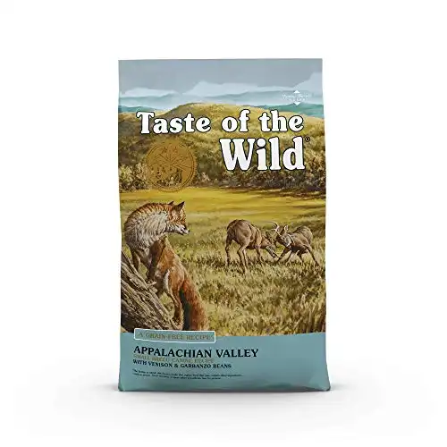 Taste of the wild grain free high protein real meat recipe appalachian valley premium dry dog food
