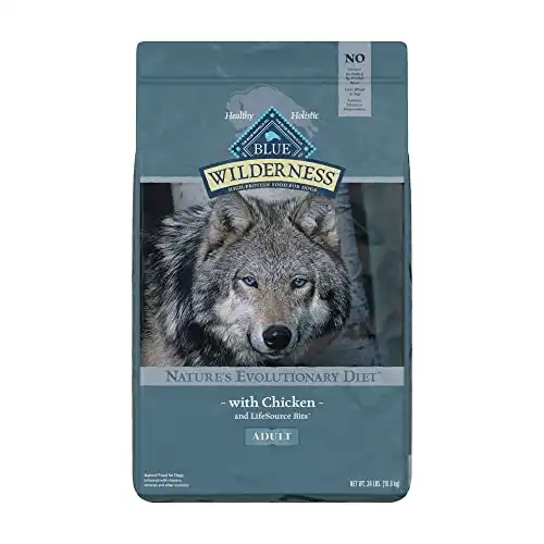 Blue buffalo wilderness high protein, natural adult dry dog food