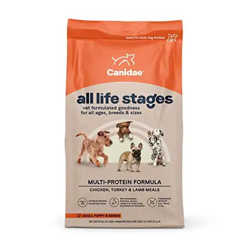 Canidae all life stages dog dry food chicken, turkey, lamb & fish meals formula