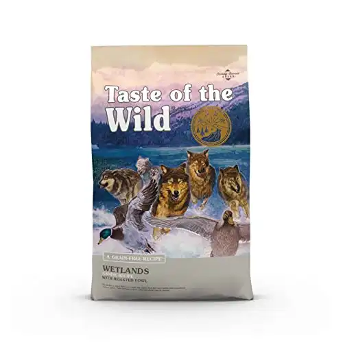 Taste of the wild wetlands grain-free dry dog food with roasted duck