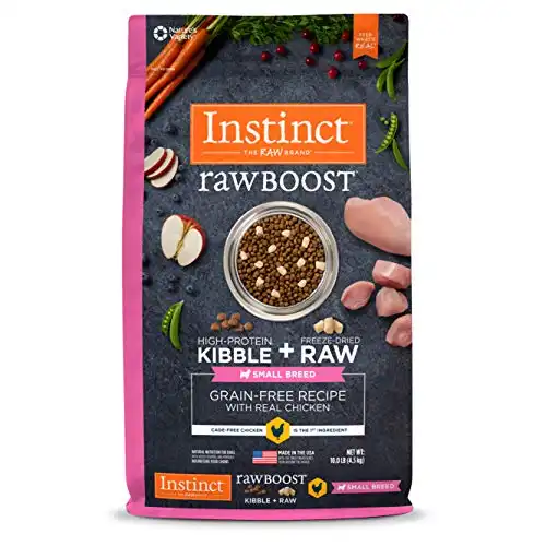 Instinct raw boost small breed grain free recipe with real chicken natural dry dog food