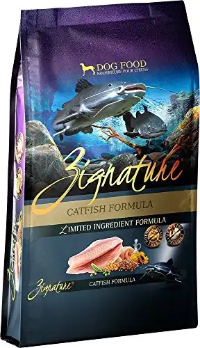 Zignature catfish low sodium formula dry dog food, 12. 5 lb. Bag. By just jak's pet market