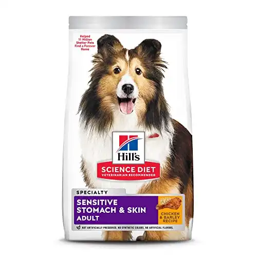 Hill's science diet dry dog food, adult, sensitive stomach & skin