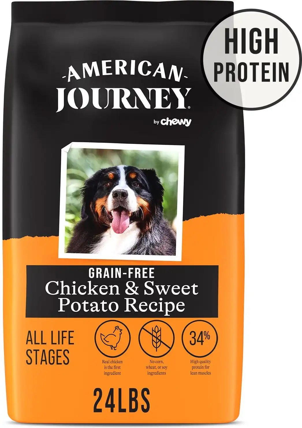 American journey chicken & sweet potato recipe grain-free dry dog food