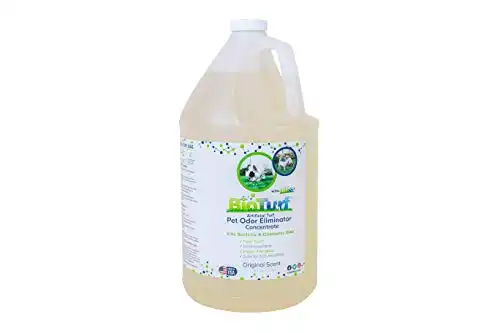 Bioturf bios+ artificial turf pet odor eliminator concentrate; organic, non-toxic, eco-friendly enzyme cleaner