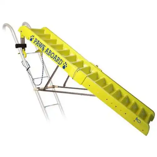 Paws aboard doggy boat ladder and ramp