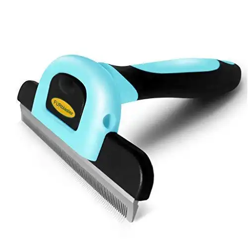 Dakpets pet grooming brush - professional deshedding tool for dogs and cats