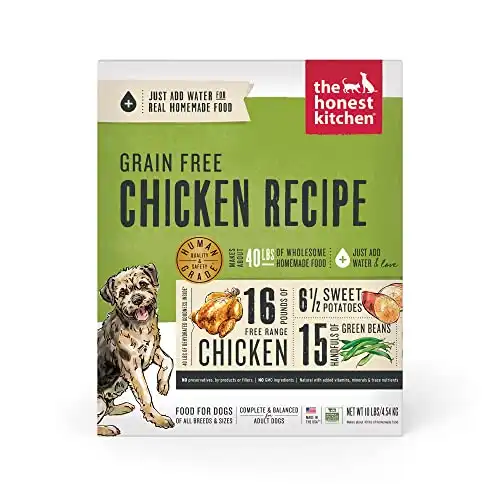 The honest kitchen human grade dehydrated grain free dog food