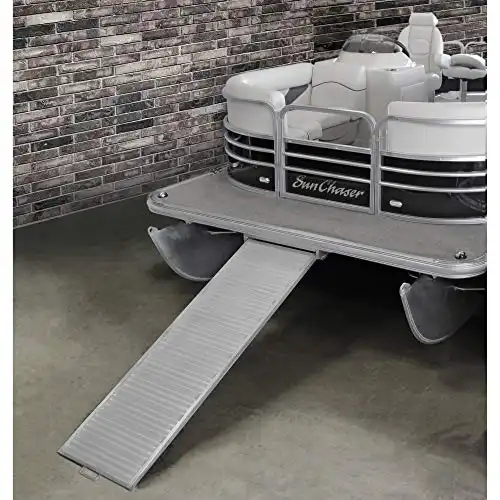 Extreme max 3005. 3849 heavy-duty aluminum pontoon boat ramp - 70" x 21", 600 lbs. Capacity